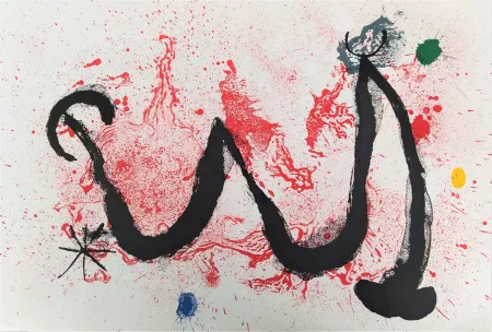 Литография Miró - The Fire Dance