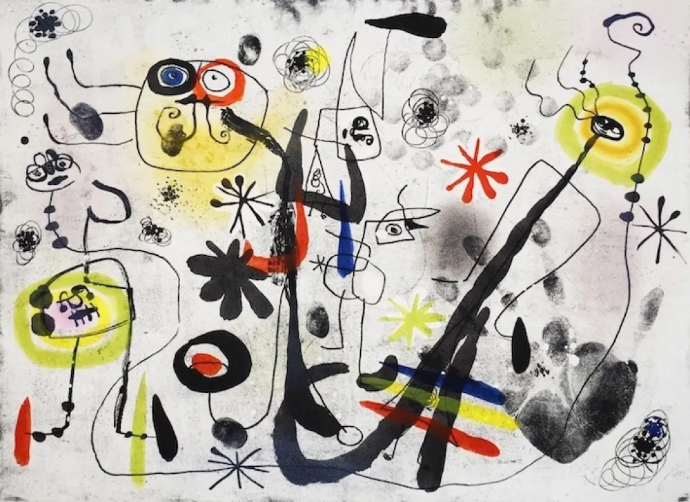 Акватинта Miró - The hand