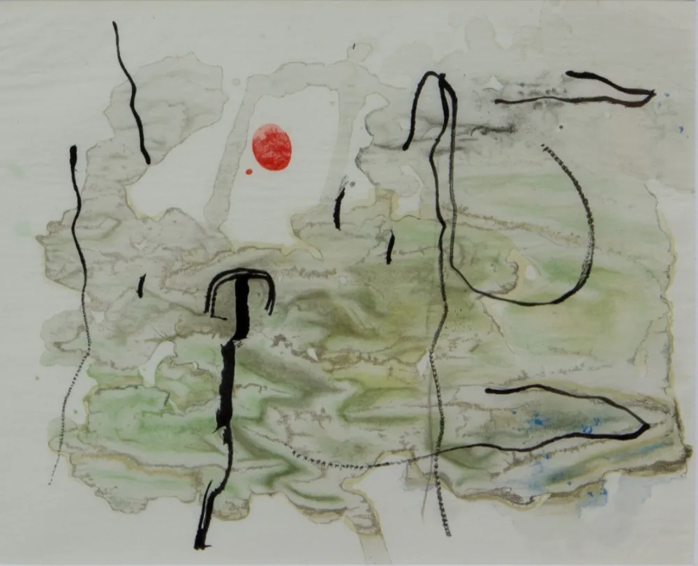 Литография Miró - TRACE SUR L'EAU