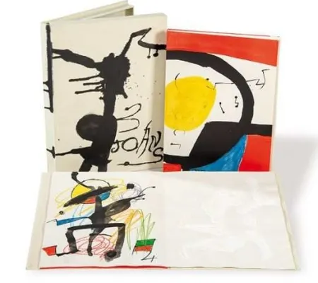 Иллюстрированная Книга Miró - Tres Joans. (With Etching)
