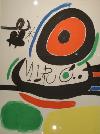 Литография Miró - Tres libres