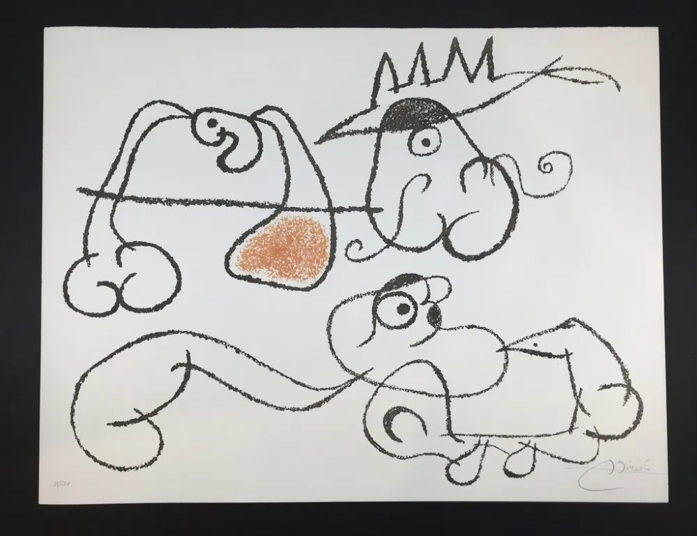 Литография Miró - Ubu aux Balèares