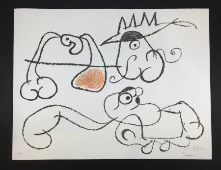 Литография Miró - Ubu aux Balèares