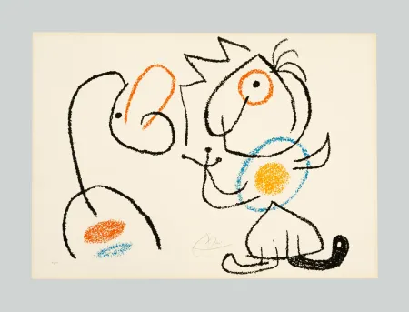 Литография Miró - Ubu aux Baleares