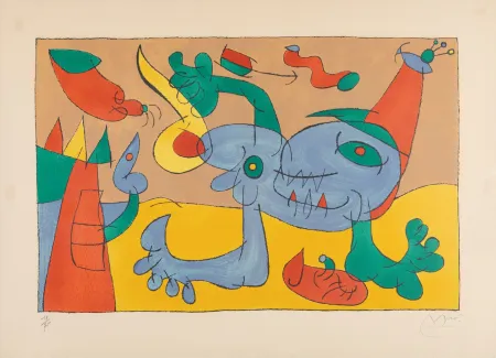 Литография Miró - Ubu Rey (Ubu Roi)