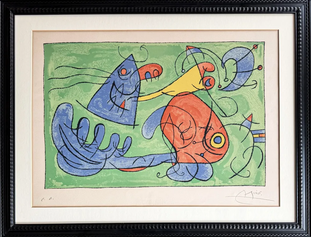 Литография Miró - UBU ROI