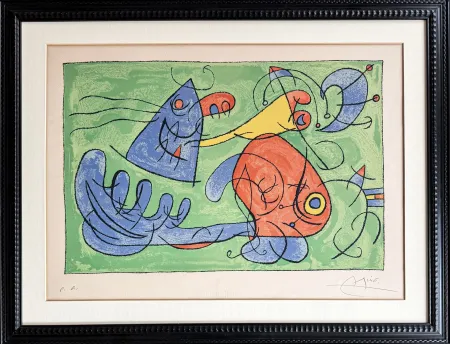 Литография Miró - UBU ROI