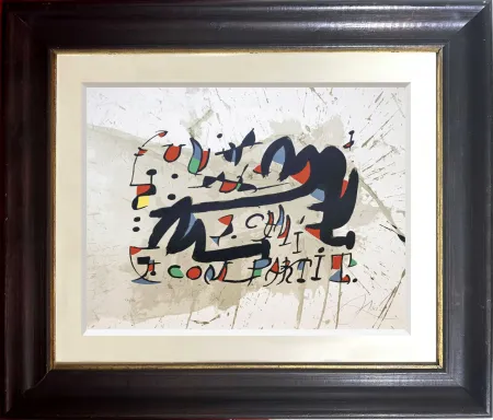 Литография Miró - Un Cami Compartit