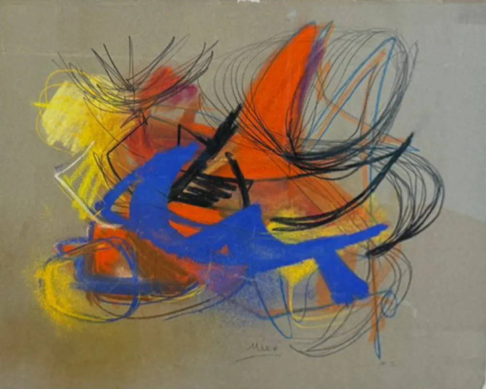 Многоэкземплярное Произведение Miró - Untitled (Chromatic Scribble)