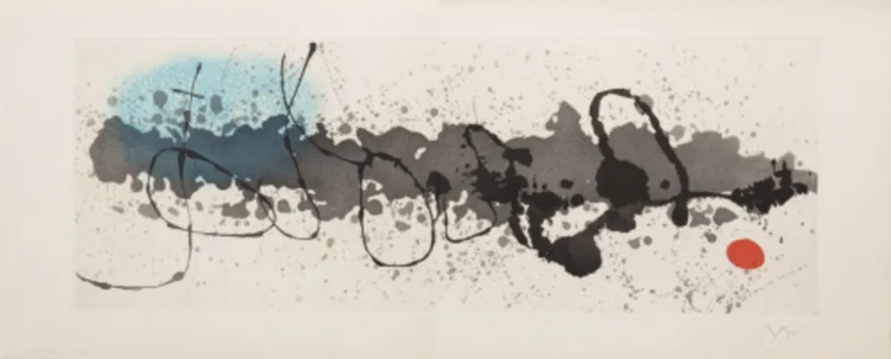 Офорт И Аквитанта Miró - Untitled from Tracé sur l'Eau