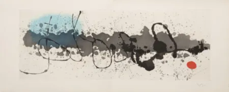 Офорт И Аквитанта Miró - Untitled from Tracé sur l'Eau