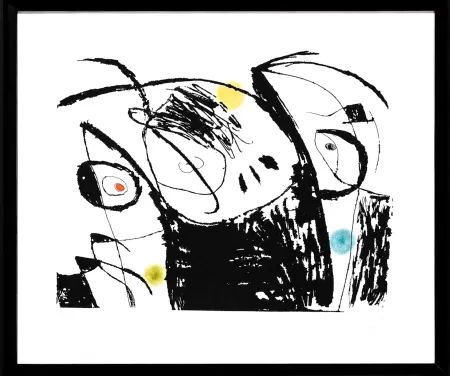 Офорт И Аквитанта Miró - Untitled (Série Mallorca)