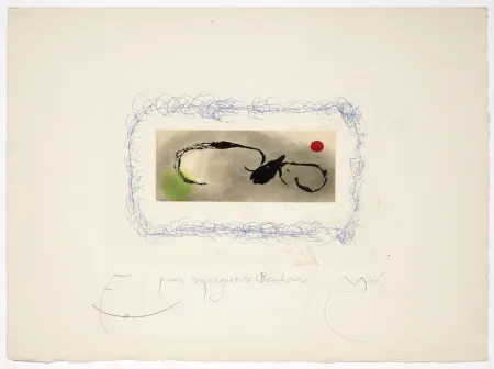 Офорт И Аквитанта Miró - Without the Sun, Heraclitus of Ephesus, 1965