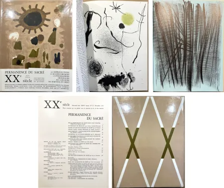 Иллюстрированная Книга Miró - XXe Siècle (Nouvelle série). XXVI Année. N°24. Permanence du Sacré. Déc. 1964 (Miro, Hartung)