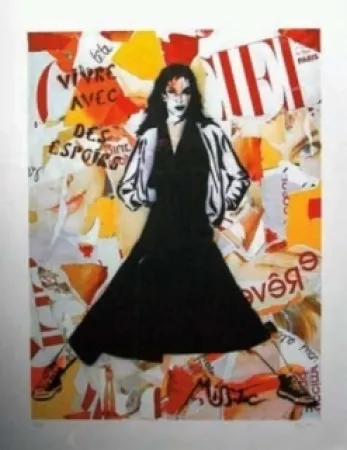 Литография Miss.tic - Vivre avec des espoirs