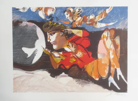 Литография Mitaras - Sans titre