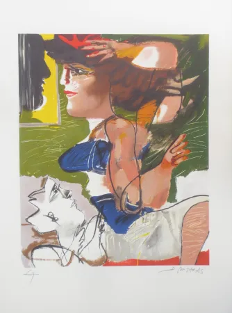 Литография Mitaras - Sans titre