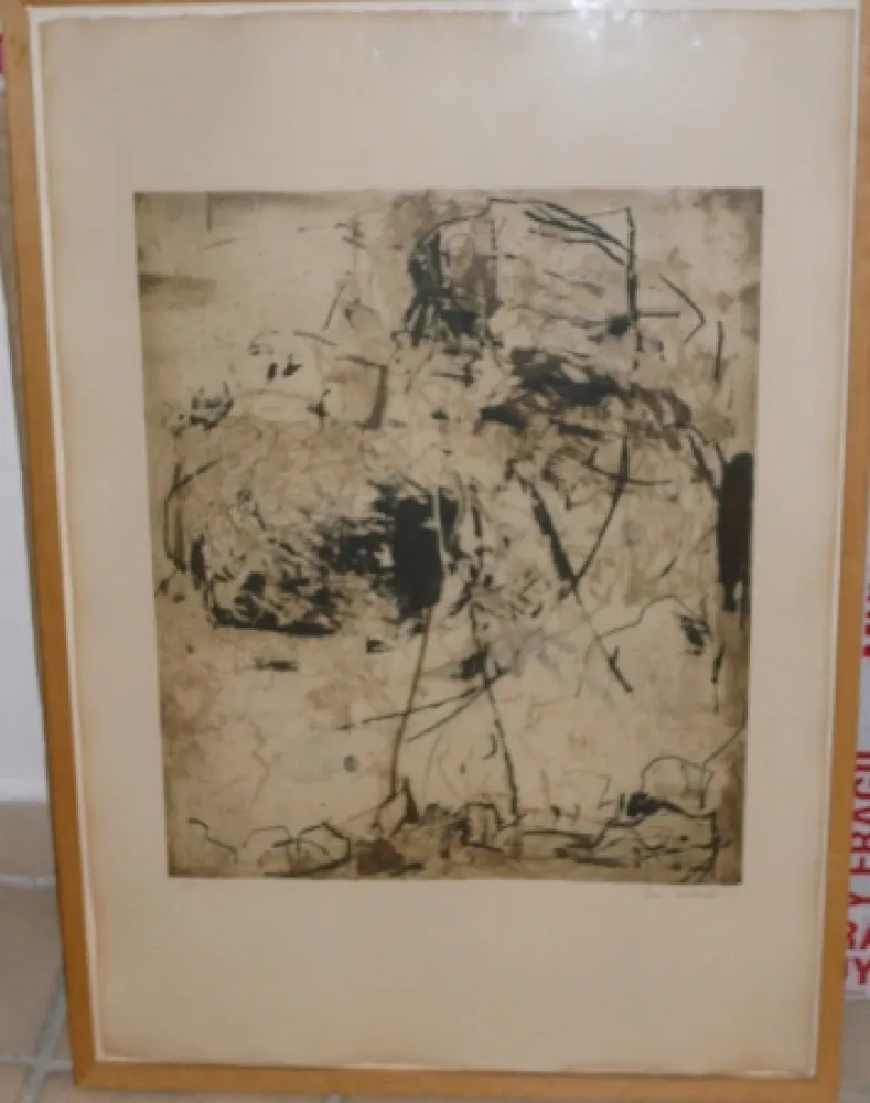 Офорт И Аквитанта Mitchell - SUNFLOWERS 6