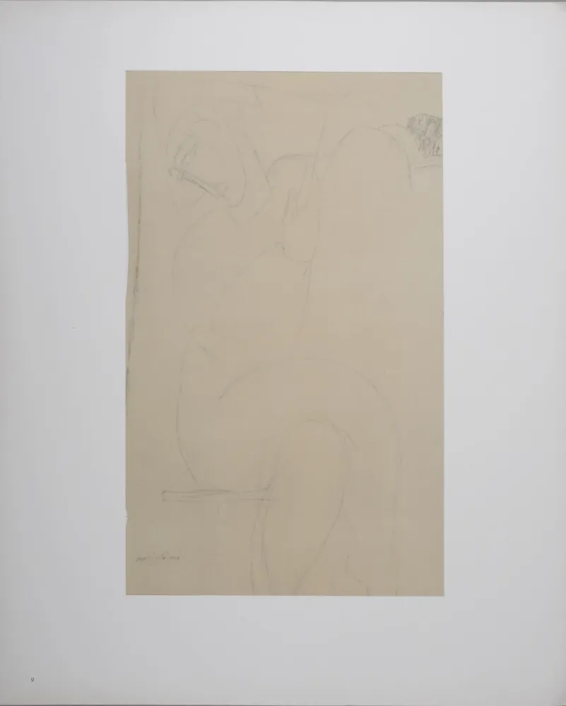 Литография Modigliani - Arlequin