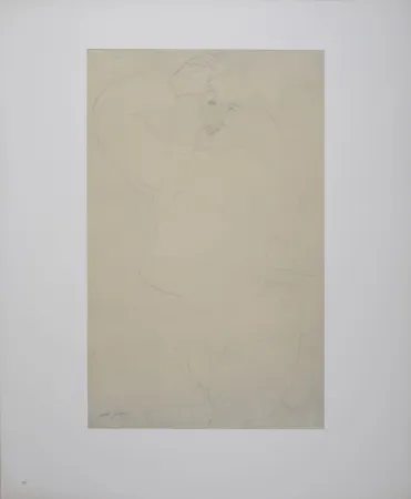 Литография Modigliani - Figure of Man Dancing