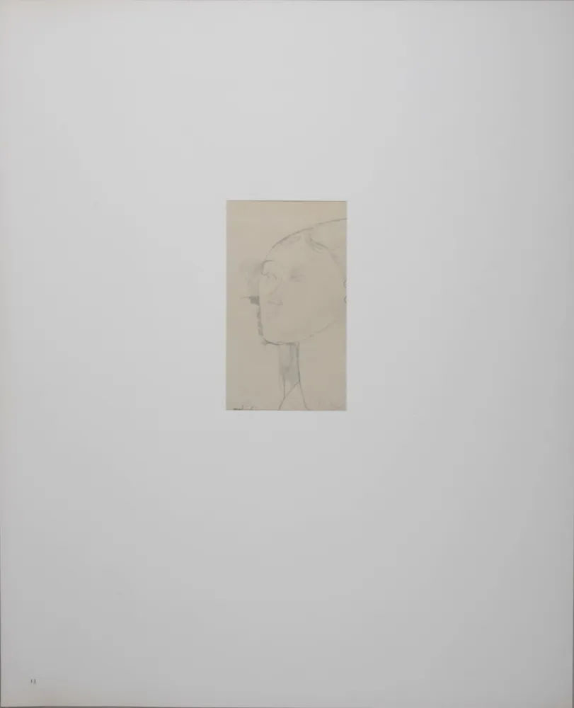 Литография Modigliani - Portrait de Béatrice Hastings