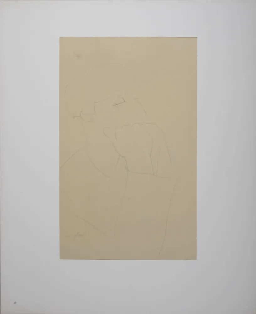 Литография Modigliani - Portrait of Mme Renée Kisling