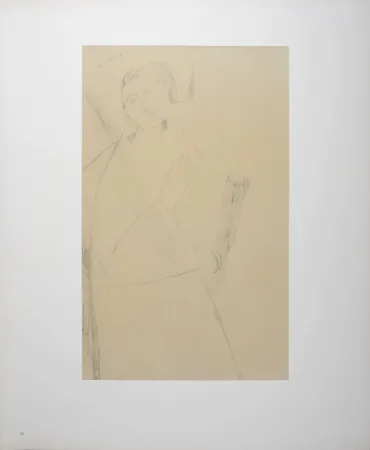 Литография Modigliani - The Novice