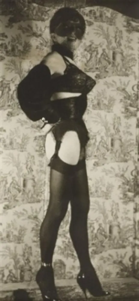 Нет Никаких Технических Molinier - Autoportrait au loup avec faux seins 