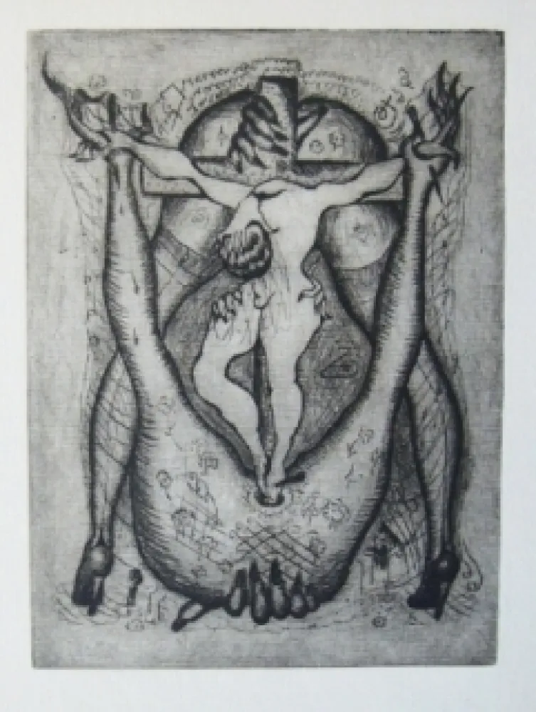 Офорт Molinier - Sans titre