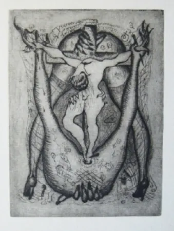 Офорт Molinier - Sans titre