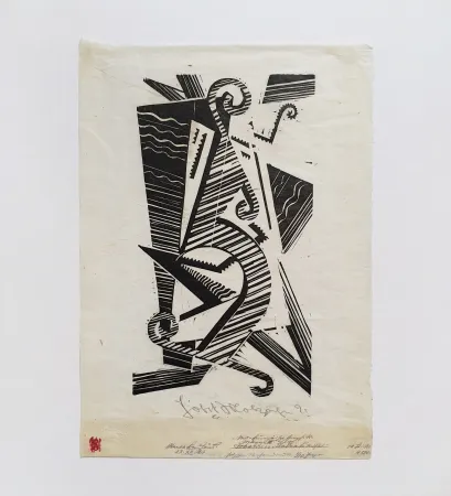 Гравюра На Дереве Molzahn - Komposition - Opus XXIII