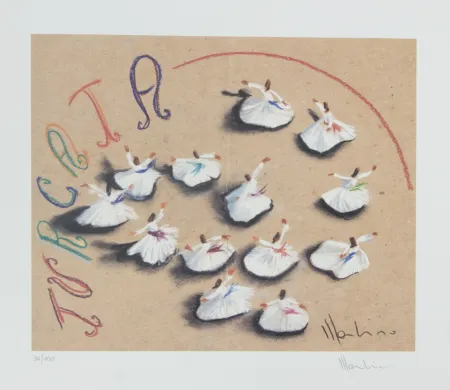 Литография Mondino - SENZA TITOLO