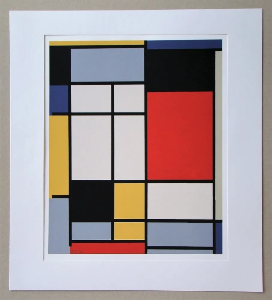 Сериграфия Mondrian - Compositie - 1921