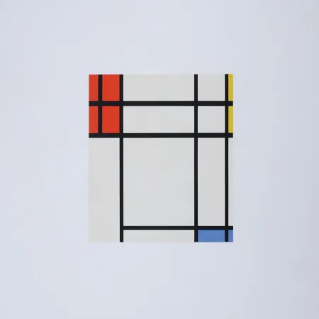 Сериграфия Mondrian - Composition in Blue, Yellow and Red, 1967