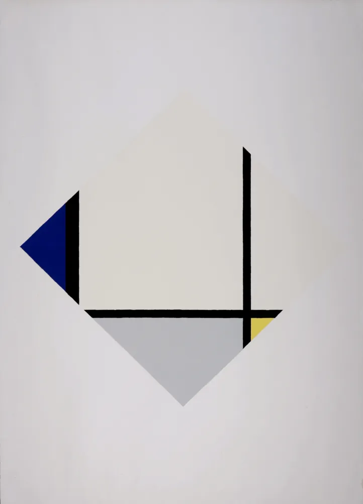 Сериграфия Mondrian - Composition with Blue and Yellow (Composition 1), c. 1960