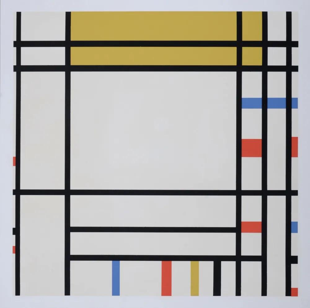 Сериграфия Mondrian - Place de la Concorde, 1967