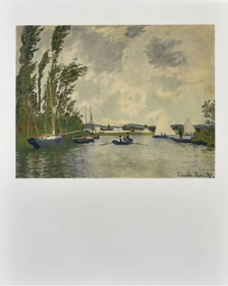 Литография Monet - Le petit bras de Seine à Argenteuil