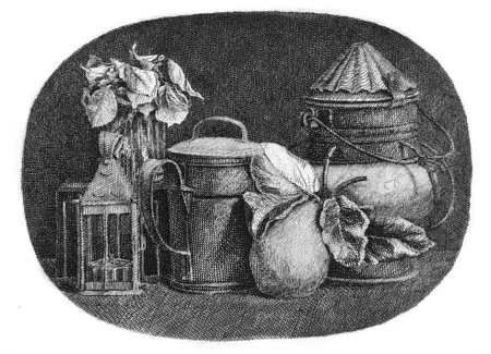 Офорт Mongatti - Natura morta