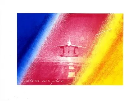 Сериграфия Monory - Adieu ma jolie