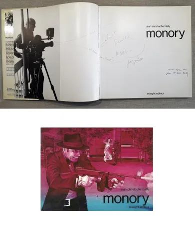 Иллюстрированная Книга Monory - J.-C. Bailly. MONORY. Avec une dédicace de l'artiste (1979)