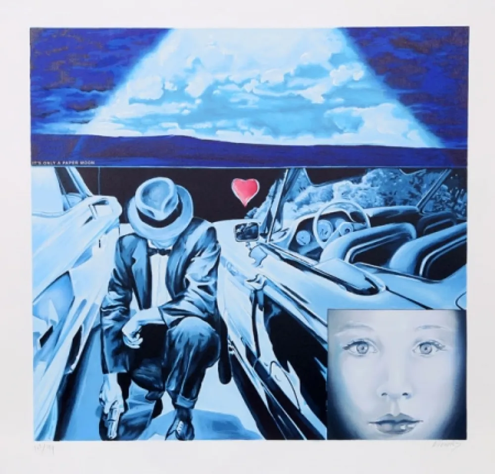 Литография Monory - La Vie Imaginaire de Jonqerouas Cym No. 5