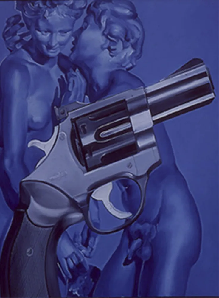 Сериграфия Monory - Nu (collection Naked)