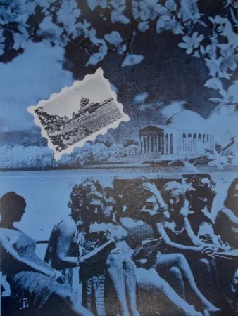 Сериграфия Monory - USA 76 - Plage