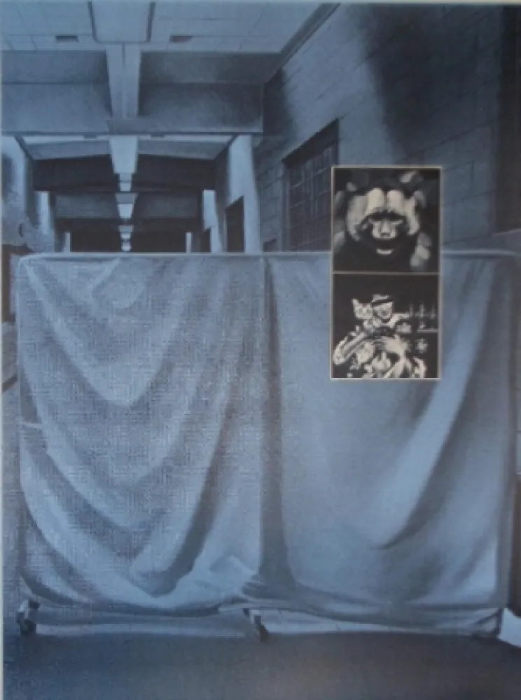 Сериграфия Monory - USA 76 - Singes