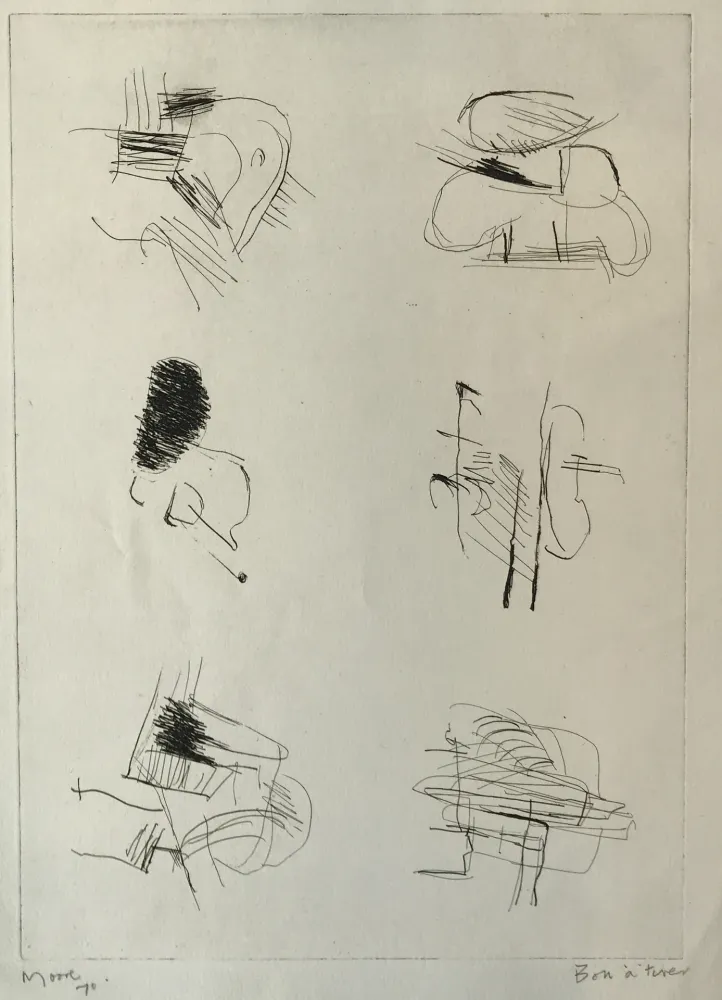 Гравюра Moore - Deconstructed Figures II