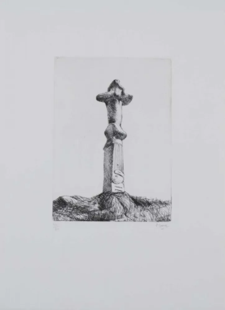 Офорт Moore - Glenkiln Cross