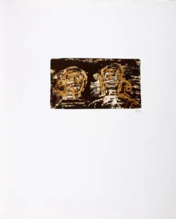 Литография Moore - La Poesie: Two Heads (C. 318)