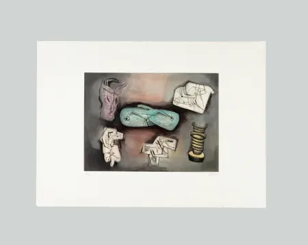 Гравюра Moore - Sculptural ideas (tav. 4)