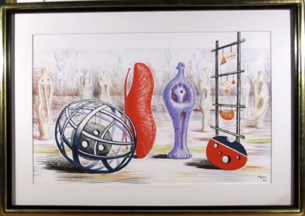 Литография Moore - Sculptural Objects