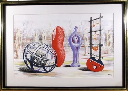 Литография Moore - Sculptural Objects